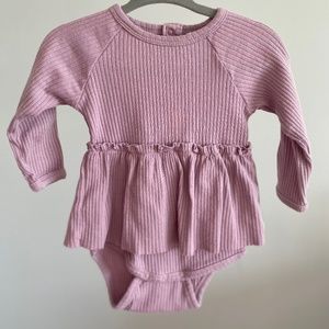 Spearmint baby 6-12 months skirted onesie